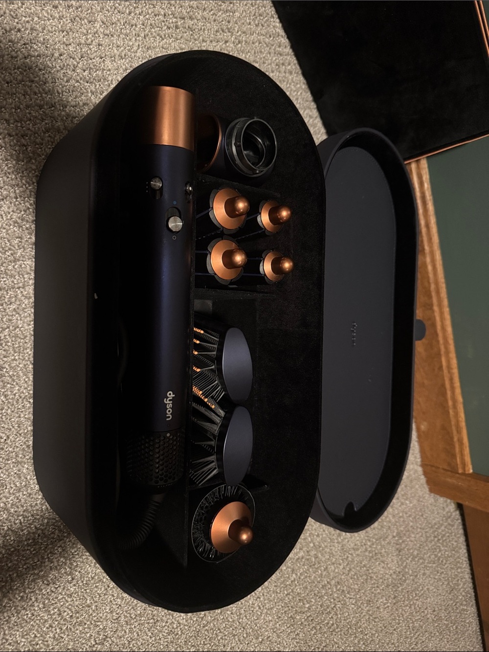 Dyson Airwrap Navy and Copper Hair Styling Set with Case - Picture 3 of 13
